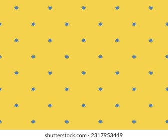 Cute stars seamless pattern design. Vector illustration. 