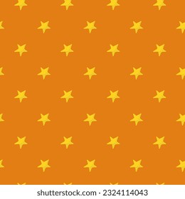 Estrellas sin fisuras en estilo doodle. Papel mural de constelación. Diseño para tela, imprenta textil, papel envolvente, tejidos infantiles. Ilustración del vector