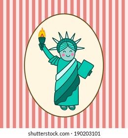 Cute Statue of liberty