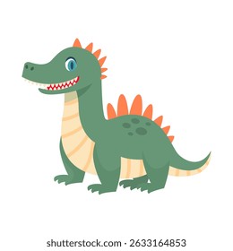 Cute stegosaurus adorable dinosaurs characters illustration