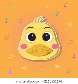 Camiseta de pollo. Icono gracioso de color plano. Ilustración vectorial para postal, banner, web, decoración, diseño, artes, calendario, textil. Adecuado para cosas para bebés