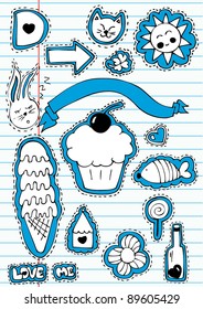 Cute Sticker Set