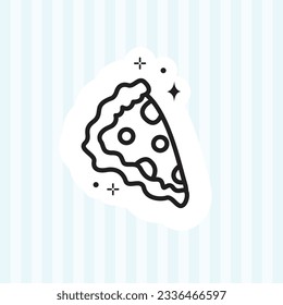 diseño de ilustración vectorial de pegatinas lindo