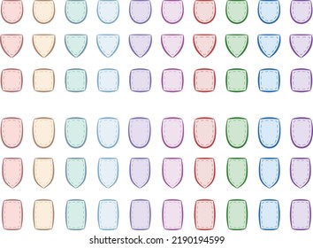 Cute Sticky Note Paper With Pastel Coloring Collection Pack Set For School And Social Media