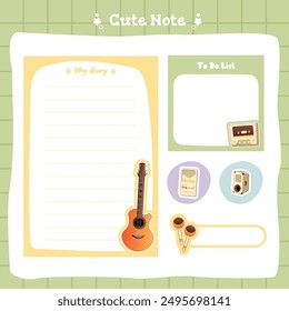 cute sticky notes  planner scrapbook elements pack