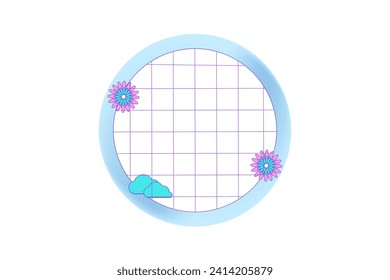 Cute Sticky Notes Sticker Design