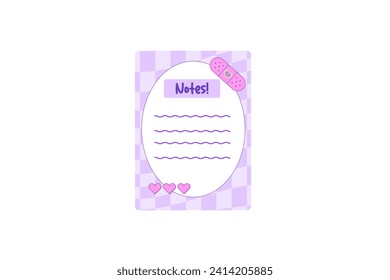Diseño de pegajoso de notas rápidas