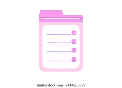 Cute Sticky Notes Sticker Design