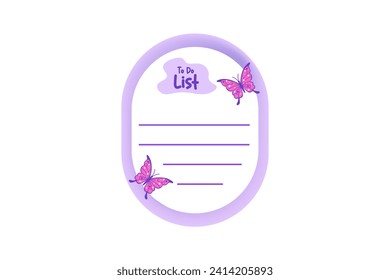 Cute Sticky Notes Sticker Design