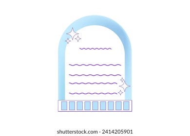 Diseño de pegajoso de notas rápidas
