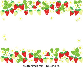 cute strawberry illustration