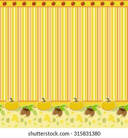 cute stripe autumn pattern