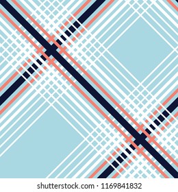 cute stripe pattern on blue background