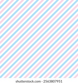 Cute striped background in pink and light blue