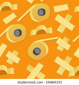 Cute striped masking tape pattern
