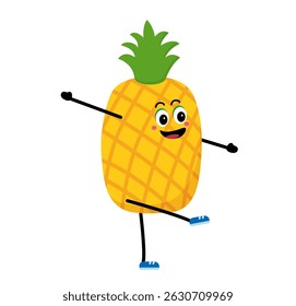 Cute strong Avocado character. Cartoon Avocado gym, health, fitness yoga meditate concept. isolated clipart. Vector illustration .
