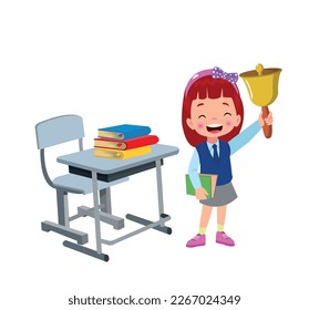 cute student boy in school uniform