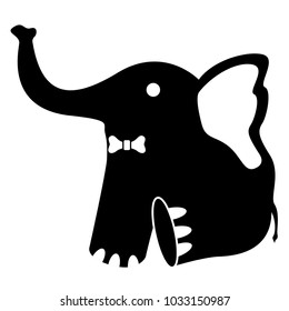 Cute stuffed elephant toy