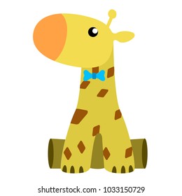 Cute stuffed giraffe toy