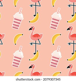 cute stuffs seamless art vector wallpaper