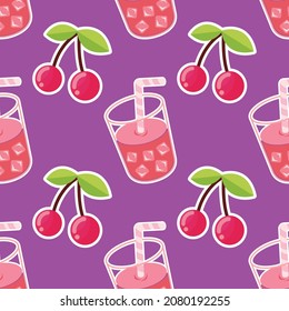 cute stuffs seamless art vector wallpaper