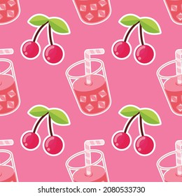 cute stuffs seamless art vector wallpaper