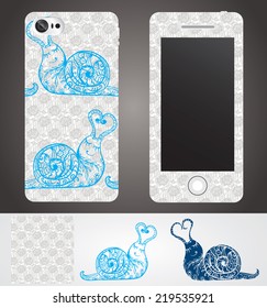 cute stylish boho smart phone cover design