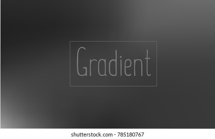 Cute and Stylish Dark Grey Gradient With Text