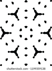 Cute stylish decorative vector pattern design