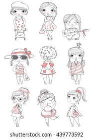 Cute stylish girls