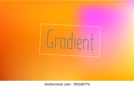 Cute and Stylish Orange and Pink Gradient With Text