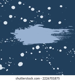 cute stylish postcard about winter, snow, nature
