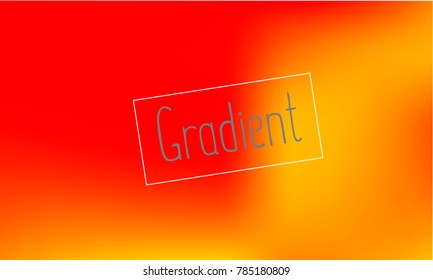 Cute and Stylish Red and Orange Gradient With Text