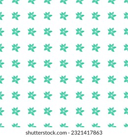 Un bonito fondo estilizado de flores de ciruela. Resumen de un patrón sin fisuras de flores en un estilo sencillo. Para el diseño de tejidos, impresión textil, papel de envoltura, cubierta. Ilustración del vector