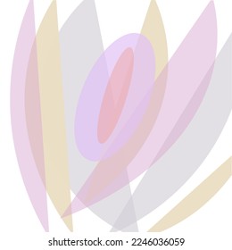 Buva de corazón estilizada en forma de pétalos de flores. Símbolo feminista