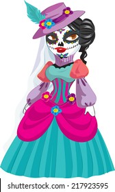 cute sugar skull