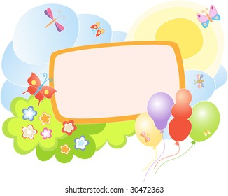 Pancarta de verano.