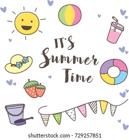 cute summer doodles