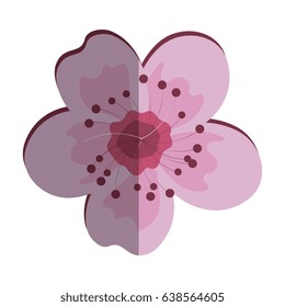 cute summer flower icon