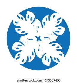 cute summer flower icon