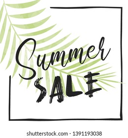 cute summer poster, illustration in vector format