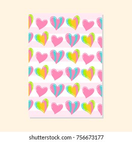 Cute summer and spring girly notebook cover design series