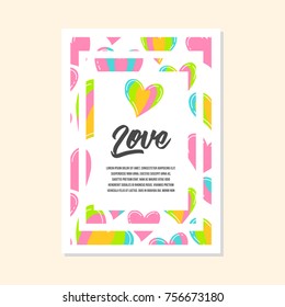 Cute summer and spring girly notebook cover design series