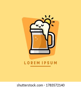 CUTE SUMMER THEMES BEER LOGO