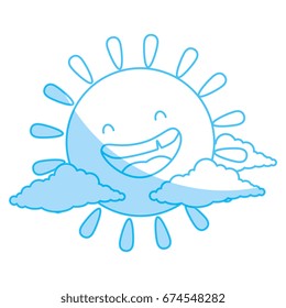 Cute sun cartoon