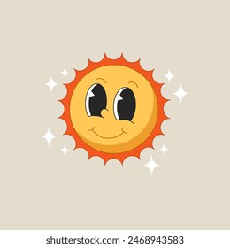 Cute Sun Cartoon, keep on shining