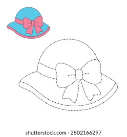 Cute sun hat trace
