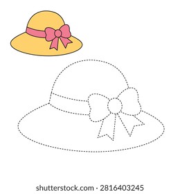 Cute sun hat trace
