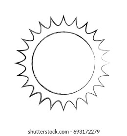 cute sun isolated icon