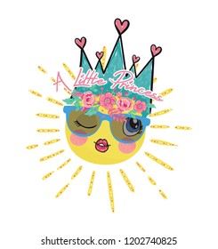 cute sun vector illustration graphic
